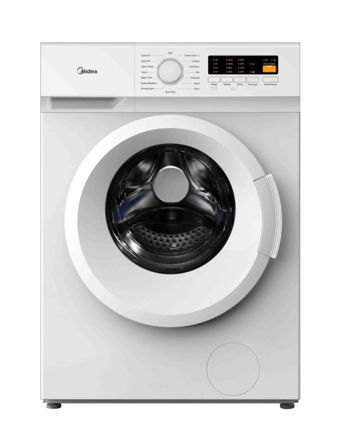 Midea Washing Machine 7Kg White, MFN70S1405 (NE) SNAP Electrics Home
